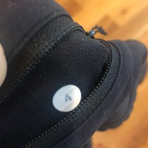 Black lululemon speedy shorts size 4